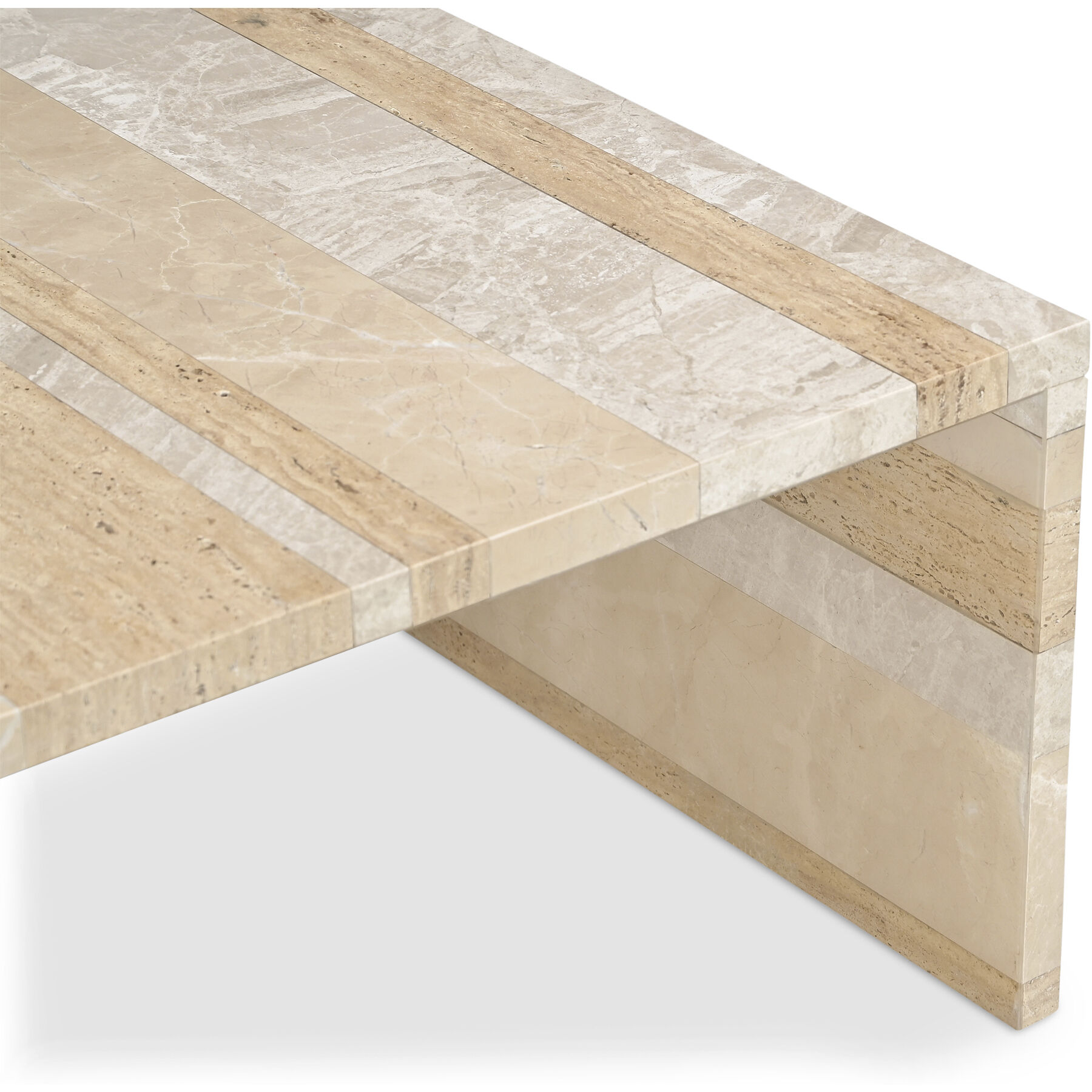 Rosa 40 X 30 inch Multicolor Coffee Table